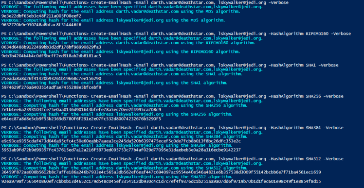 Create-EmailHashPartTwoOutput